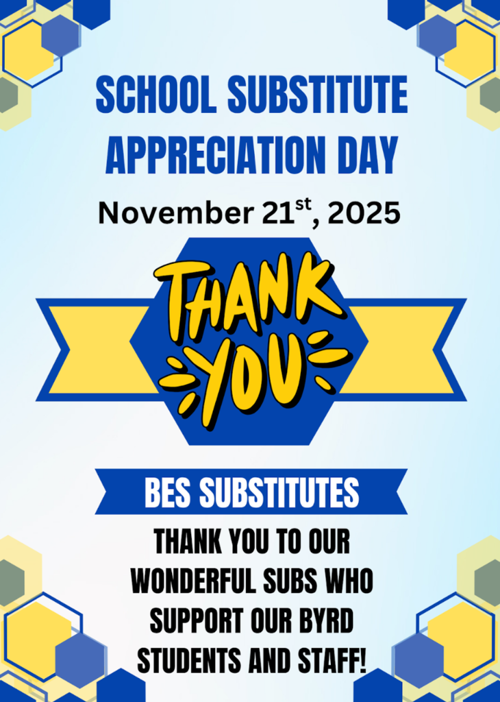 Thank you, substitute teachers!