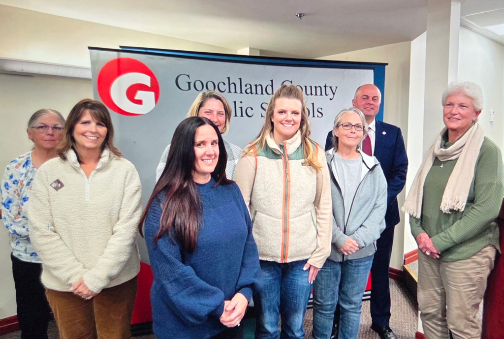 Preschool teachers are recognized at the School Board Meeting!