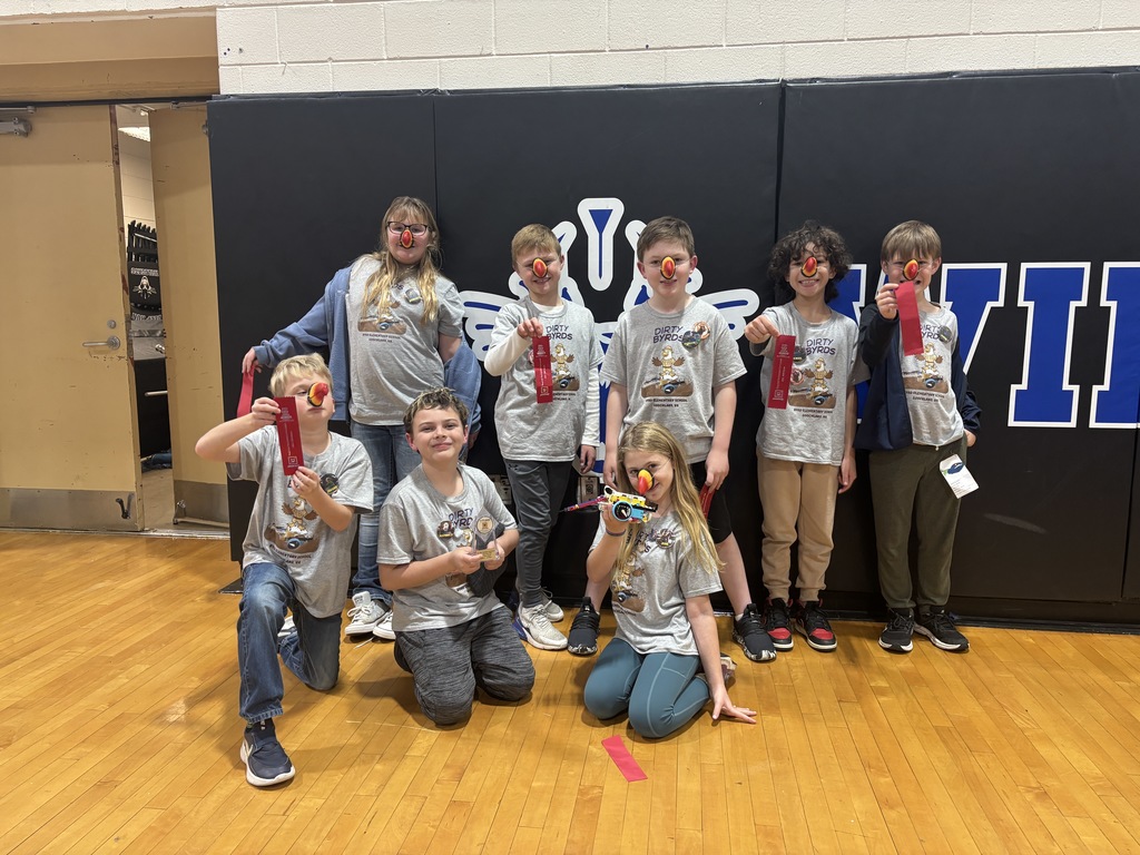 Our 4th grade team, The Dirty Byrds, won 1st place for Core Values and will advance on to the State Tournament!