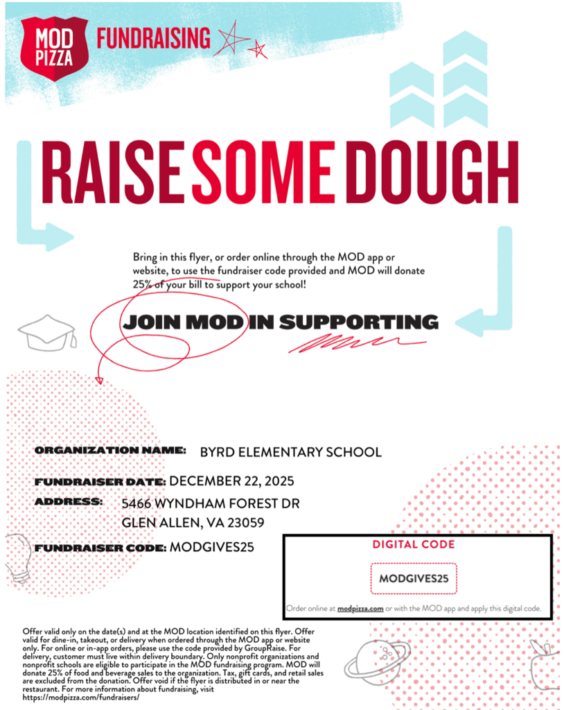 MOD Pizza Supporting BES Today!