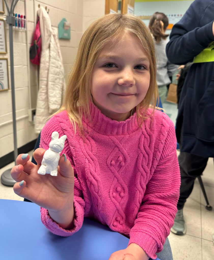 Making snow sculptures