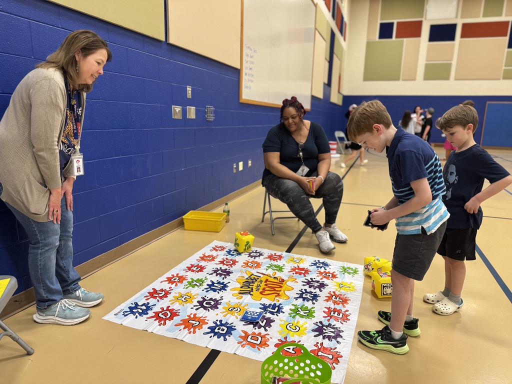 Students playing a game