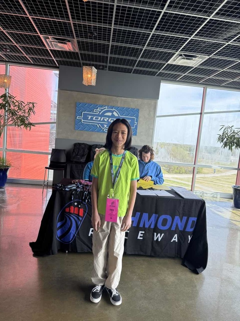 Enzo smiling at spelling bee