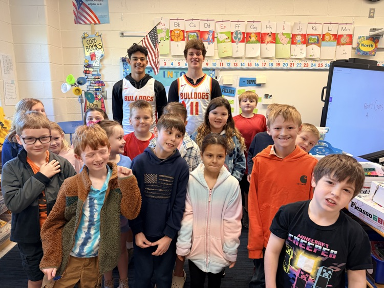 Thank you basketball players for reading to our classes!