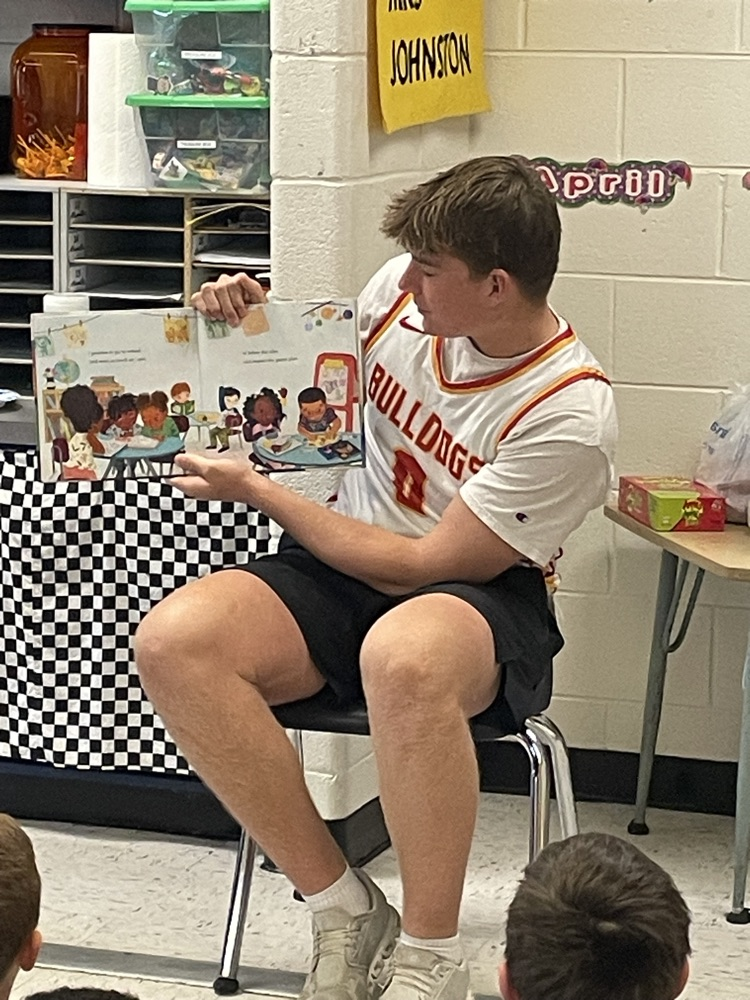 Thank you basketball players for reading to our classes!