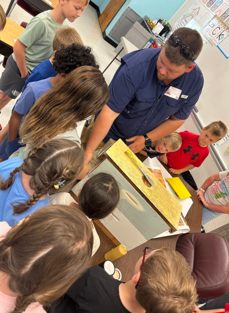 Learning about beekeeping