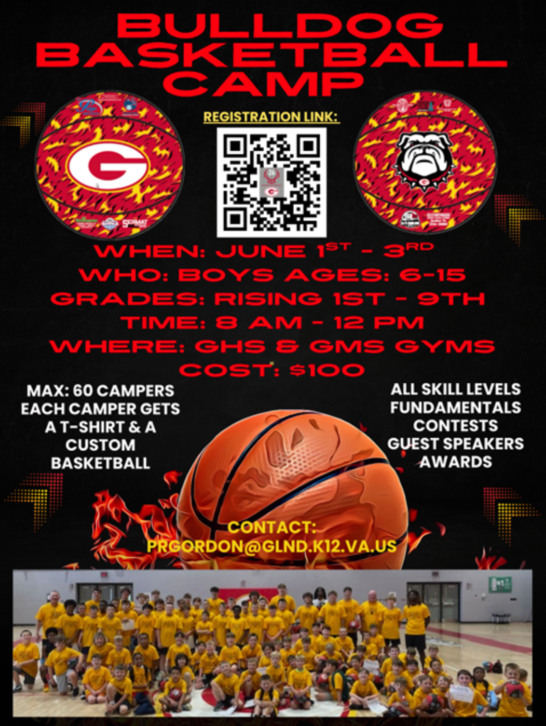 Basketball camp flyer