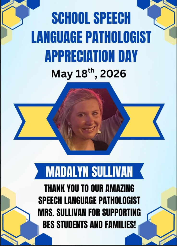 School Speech Language Pathologist Appreciation Day
