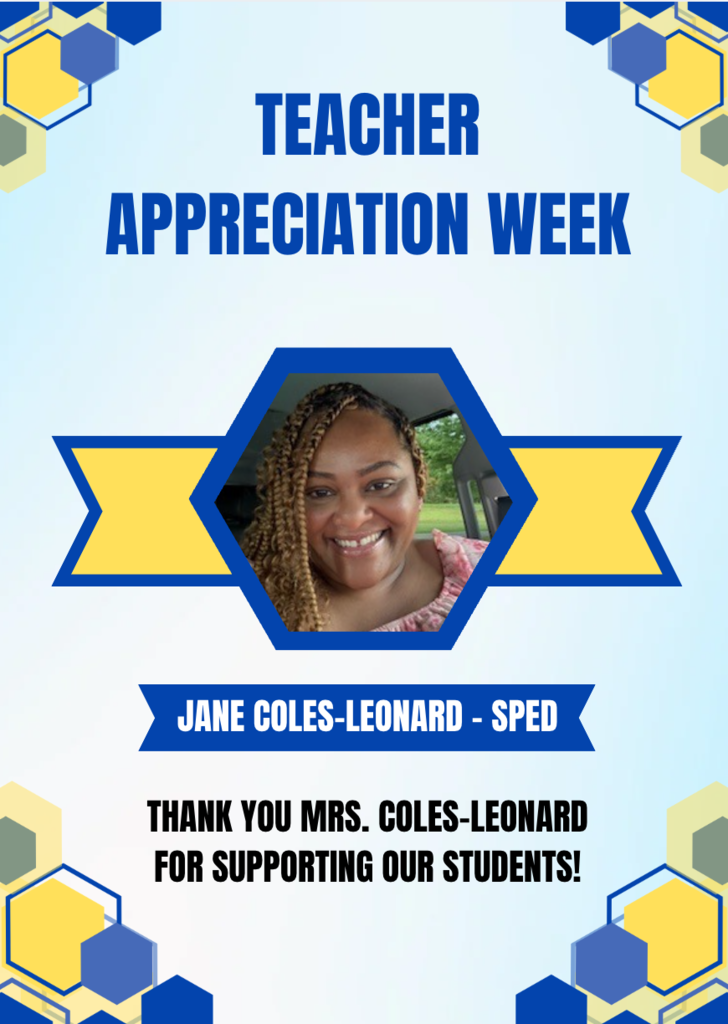 Thank you, Ms. Coles-Leonard