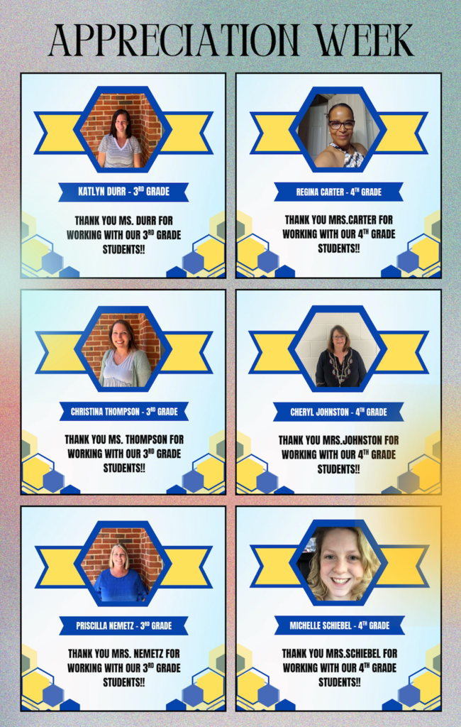 Thank you, 3rd and 4th grade teachers