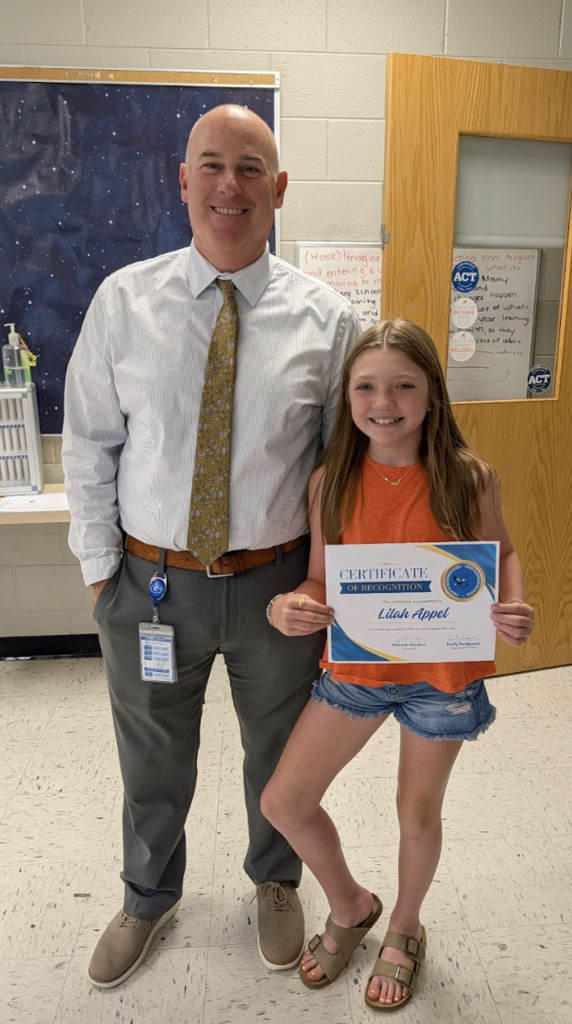 Mr. Gordon and student