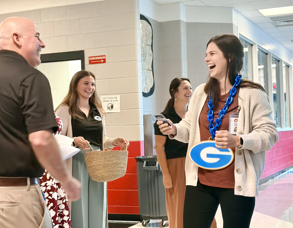 Katherine Minix getting her hype chain