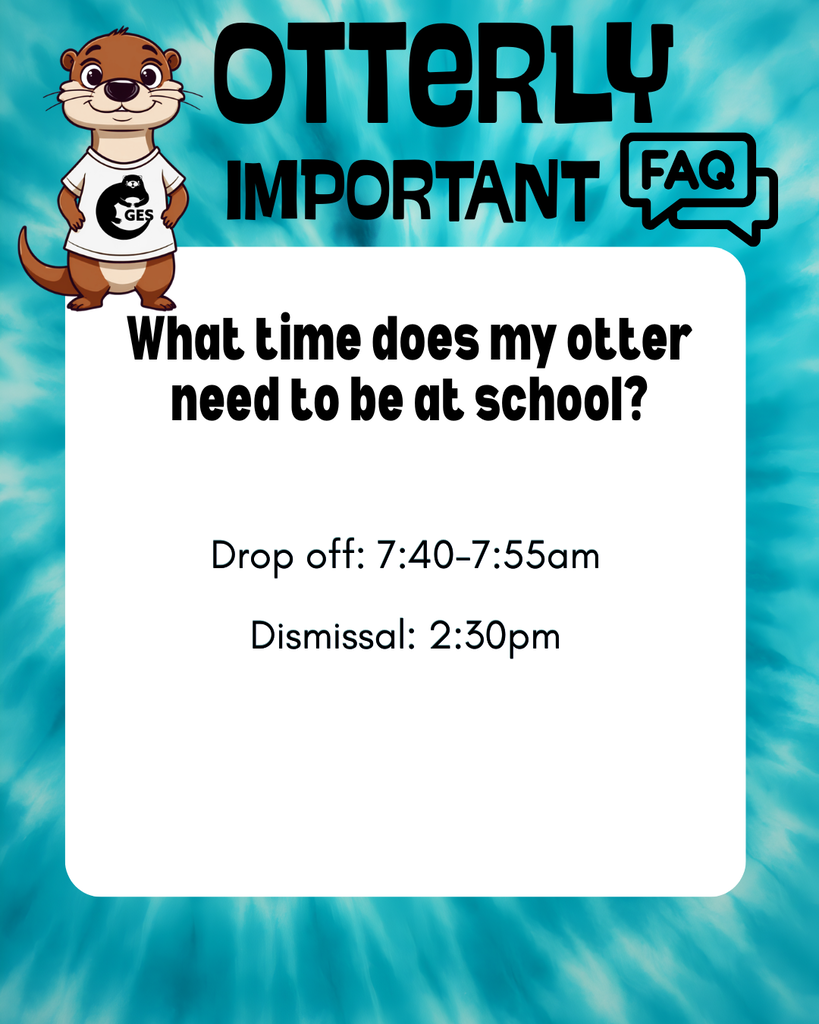 Otter Important School Times