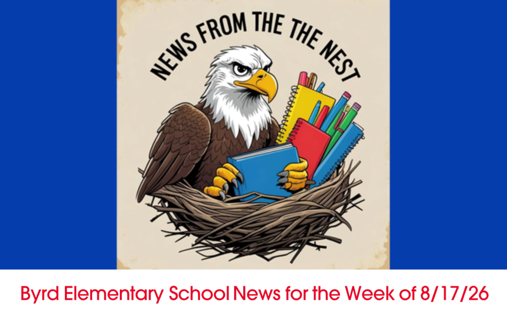 News from the Nest for the week of 8/17/26