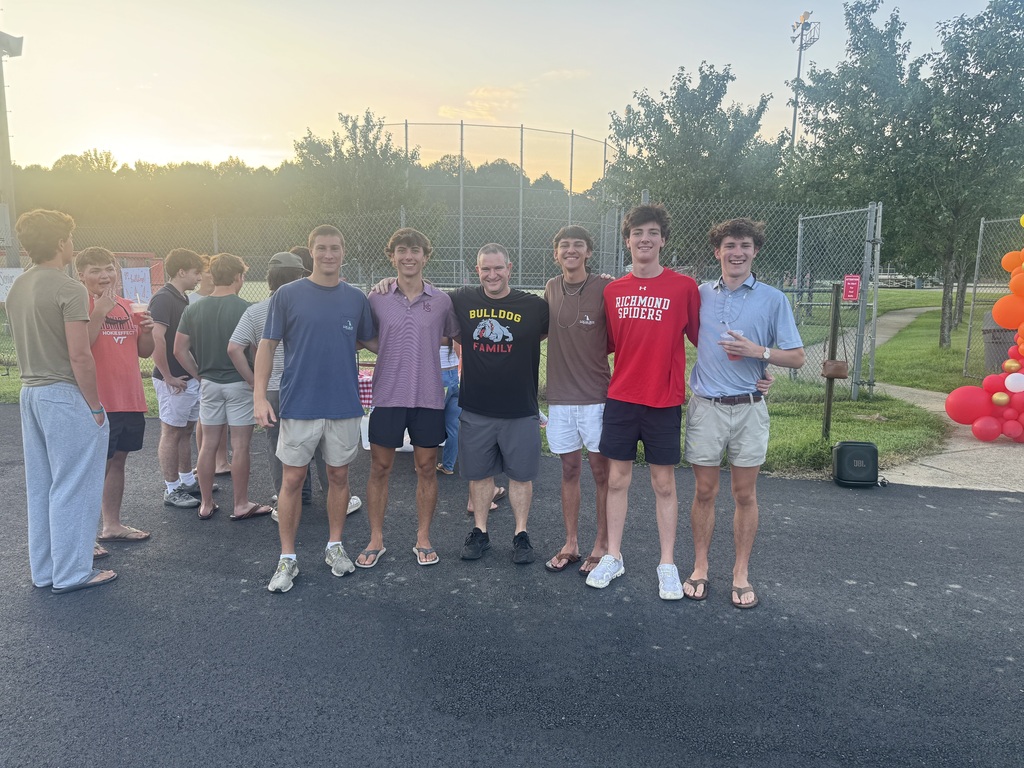 Group of seniors with Mr. Hahn
