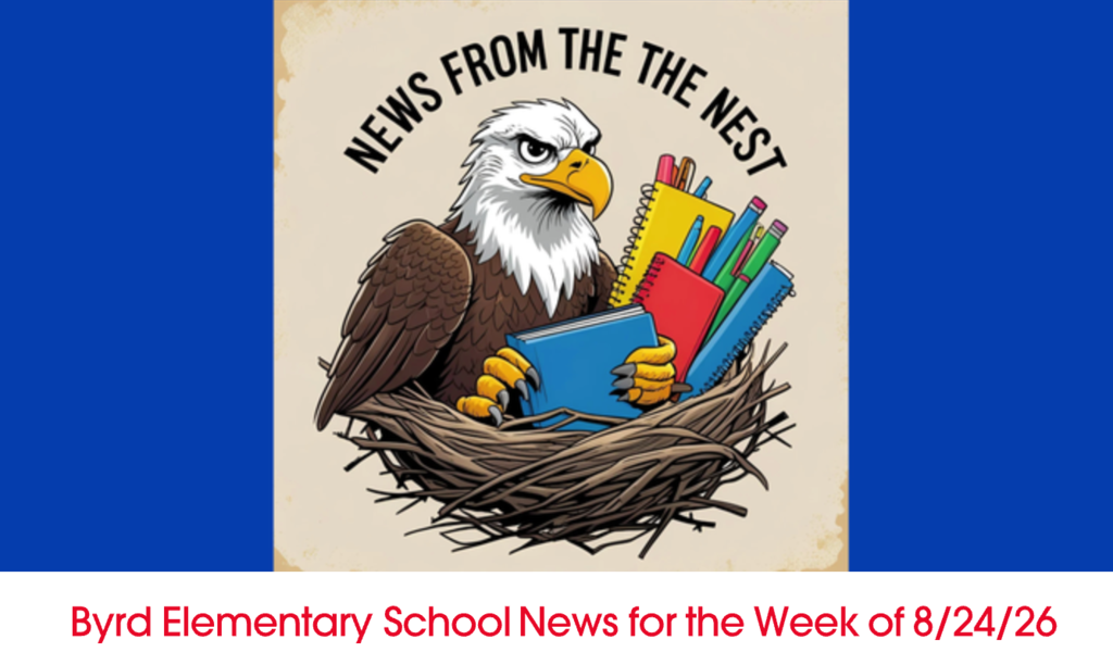 News from the Nest for the week of 8/24/26