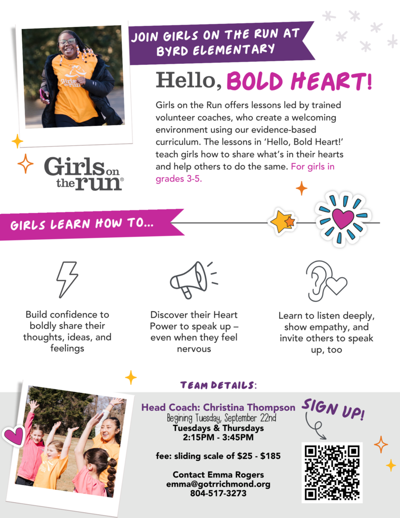 Girls on the Run flyer