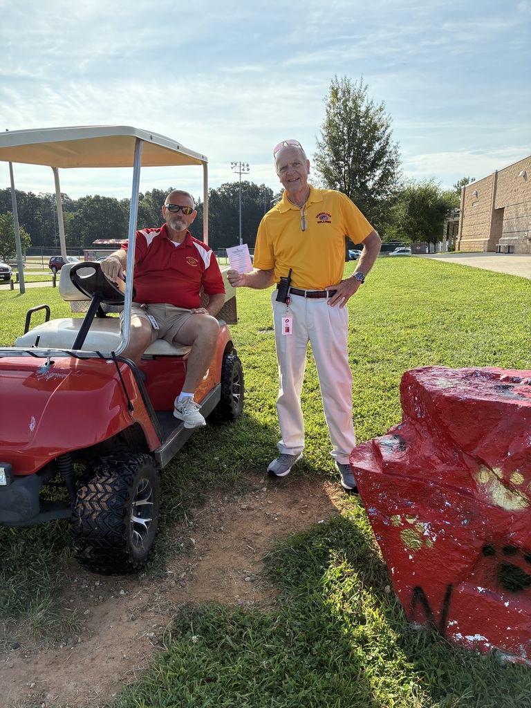 Mr. Cupp and Mr. Gregory with parking ticket