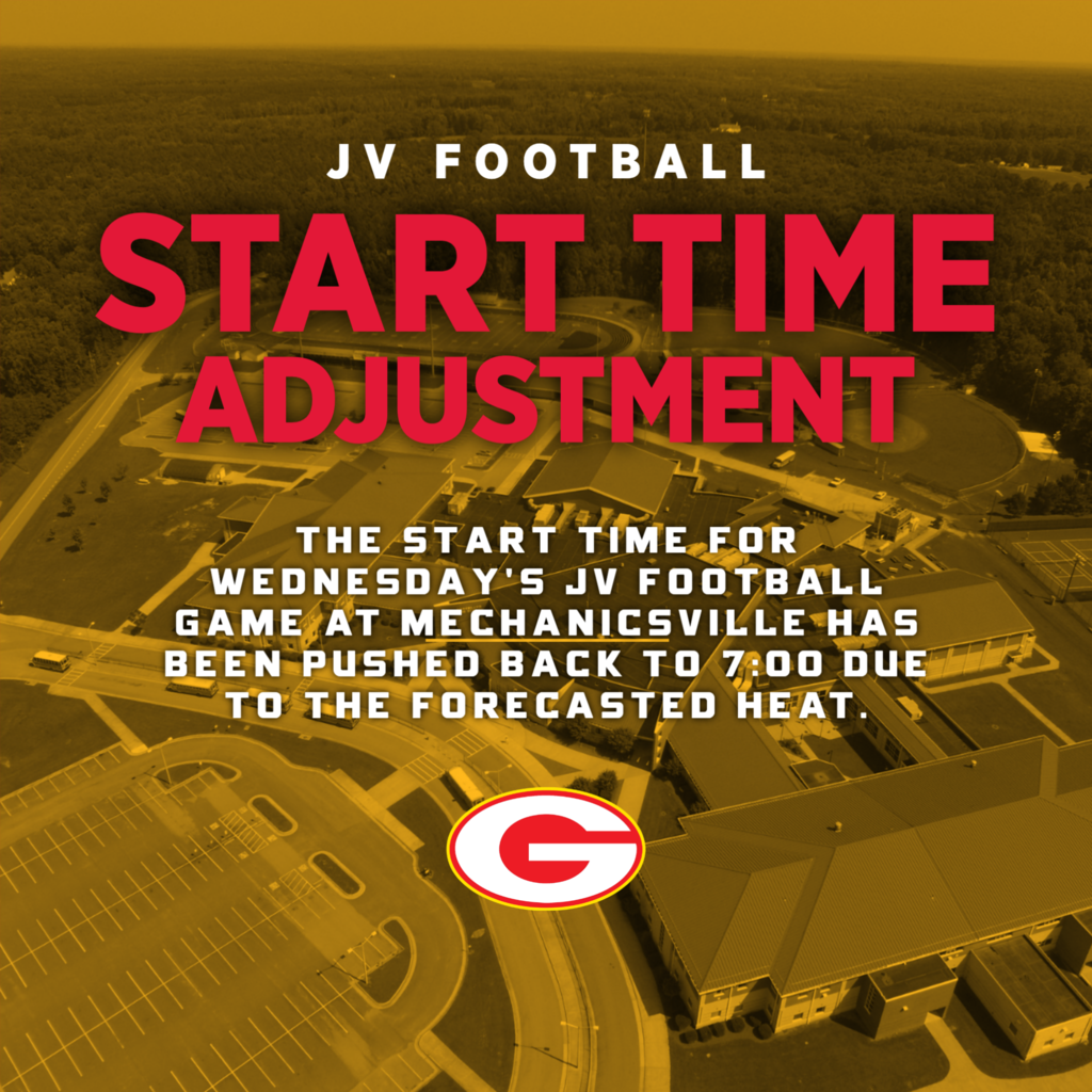 JV START TIME CHANGED