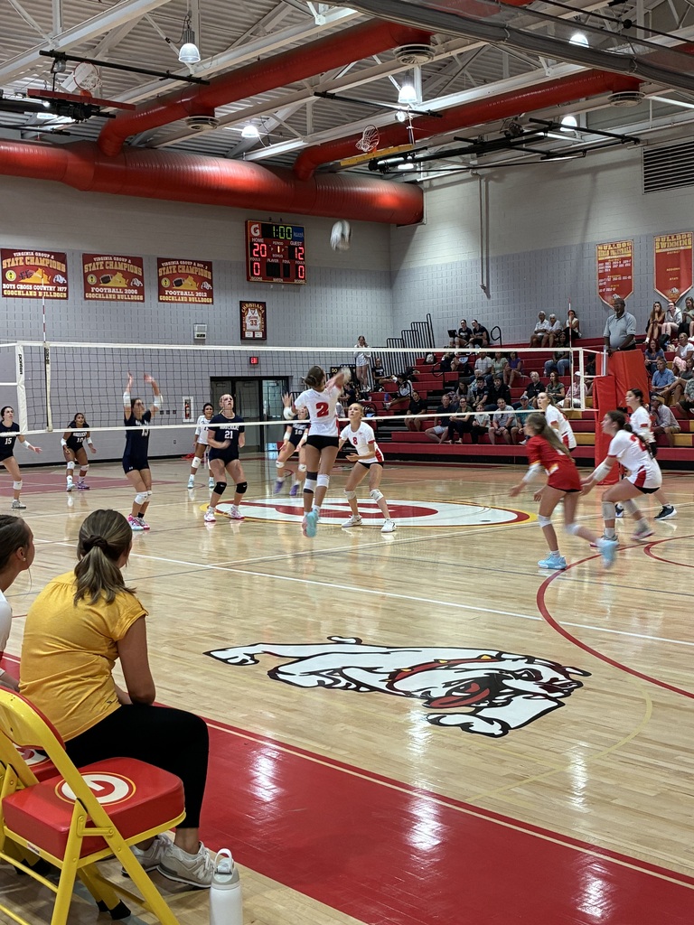 JV hitting volleyball