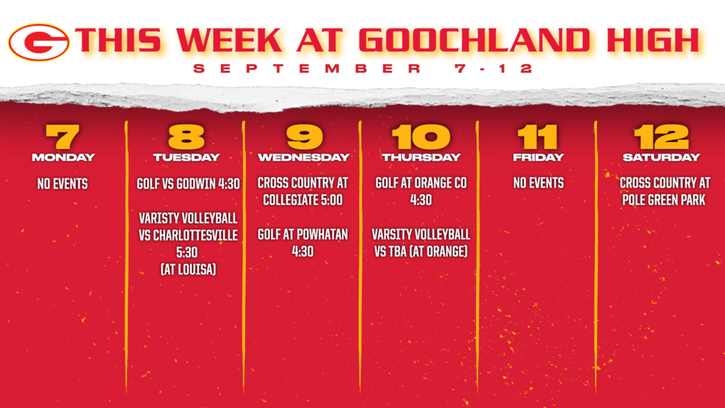 Week of 9/7