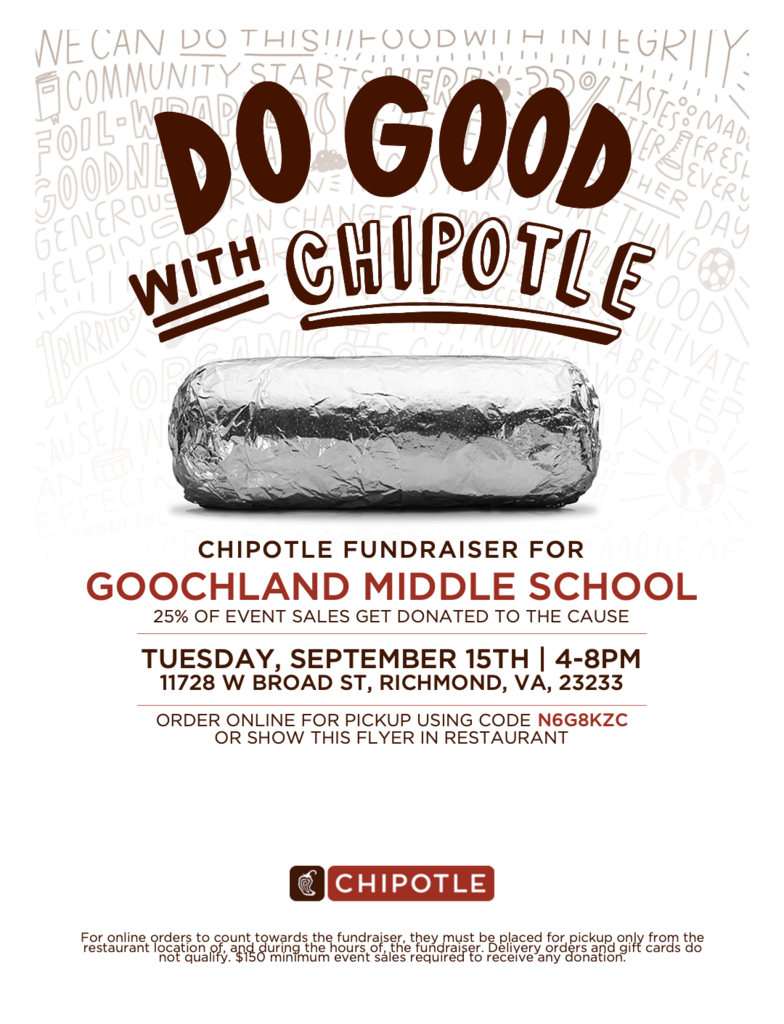 Chipotle Fundraising Flyer