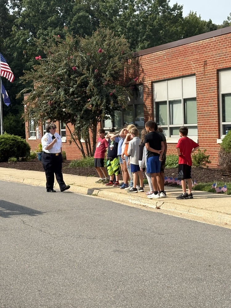 Lisa Brown speaks with fourth graders