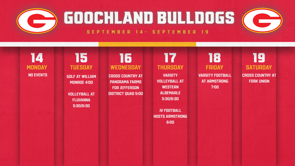 Week of 9/14