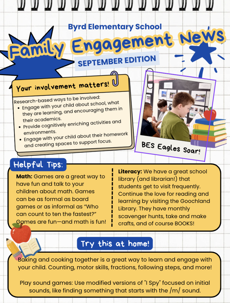 September family engagement newsletter
