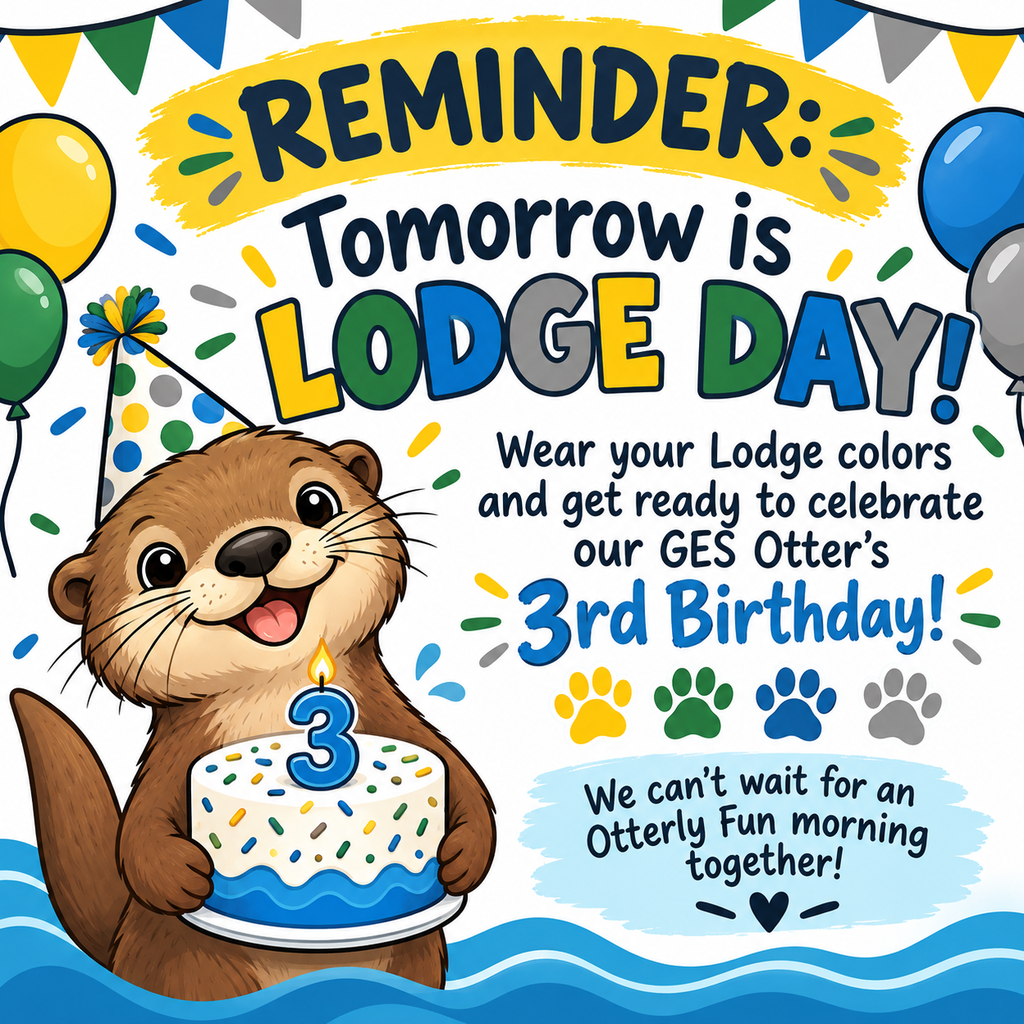 Lodge Day Reminder!
