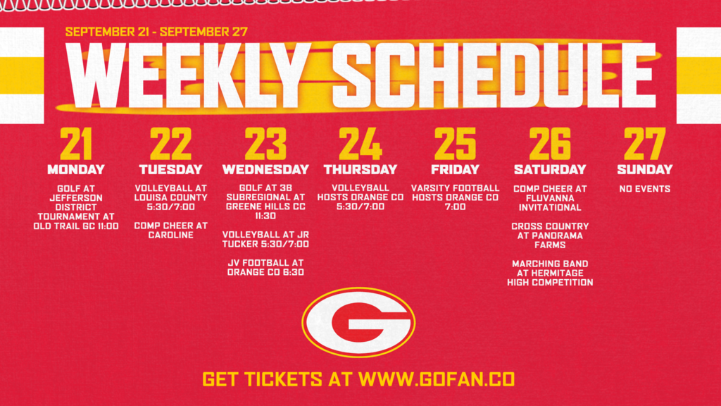 Week of 9/21