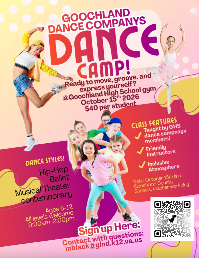 Dance Camp Flyer