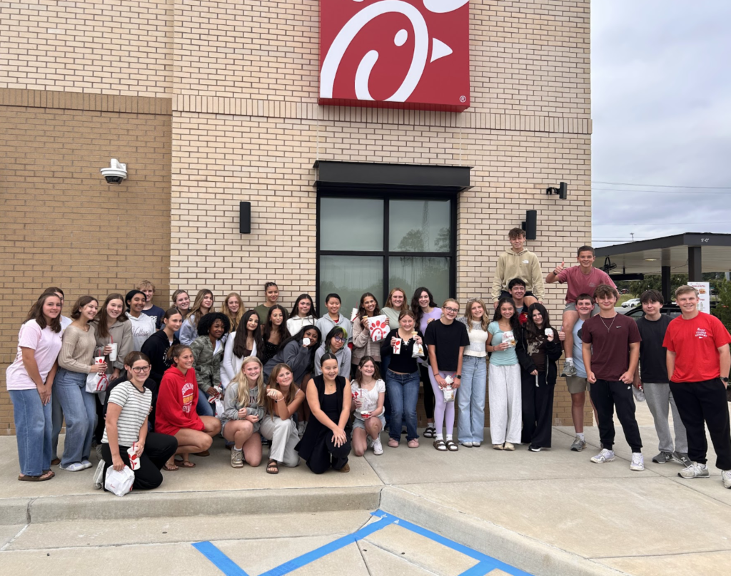 GMS and GHS students at the Chick-Fil-A Leadership Academy