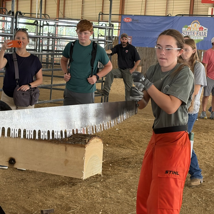 more students sawing