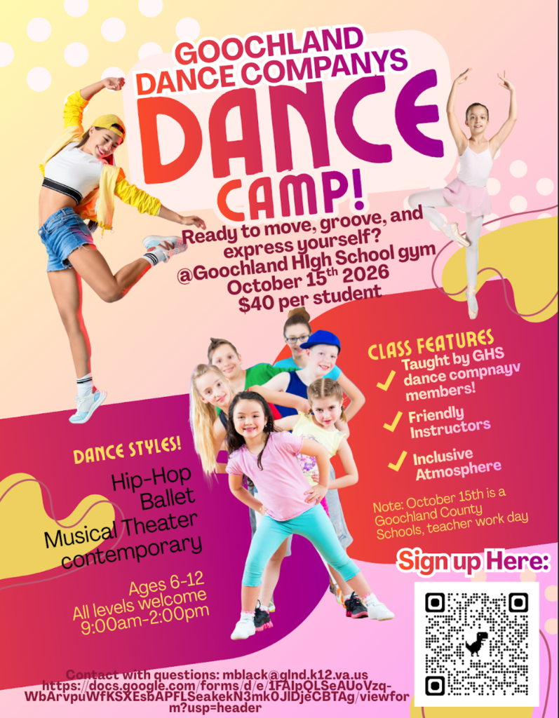 Dance Camp Flyer