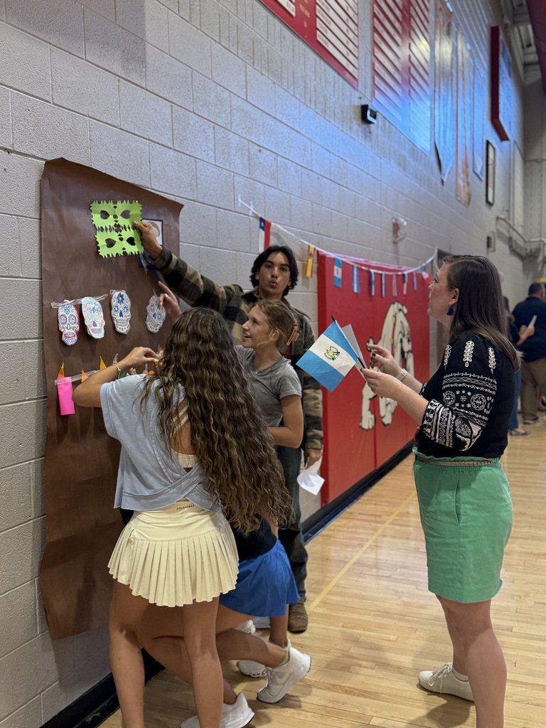 students playing a game