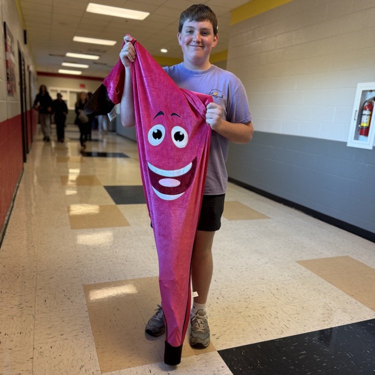 student with costume
