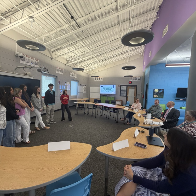students presenting 