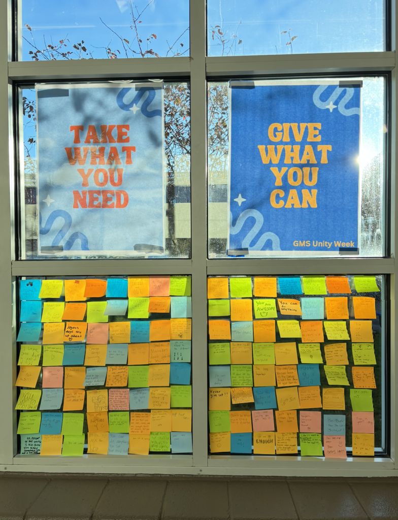 Take What You Need, Give What You Can wall