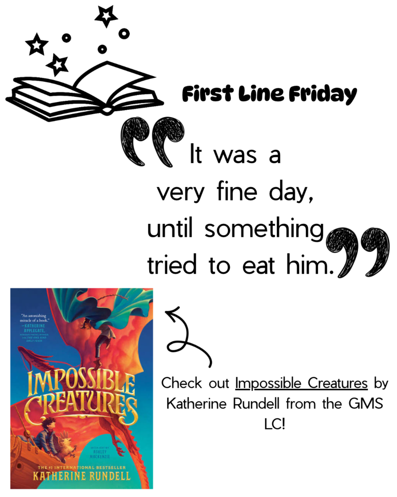 First Line Friday flyer