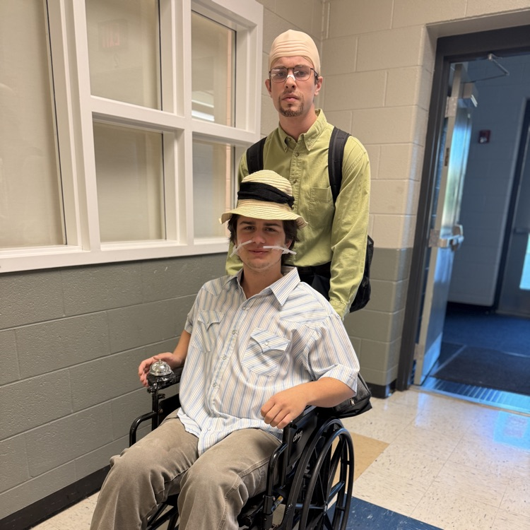 students dressed up