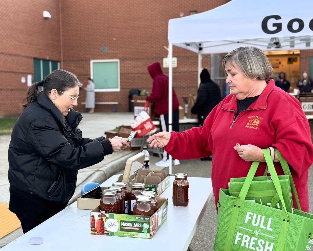 Person buying apple butter