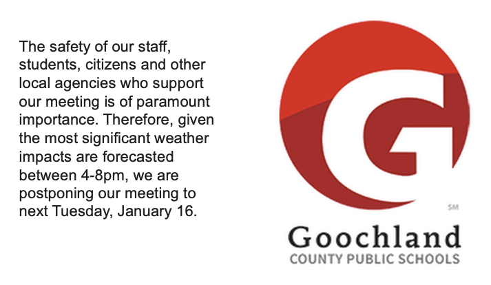 Meeting postponement announcement