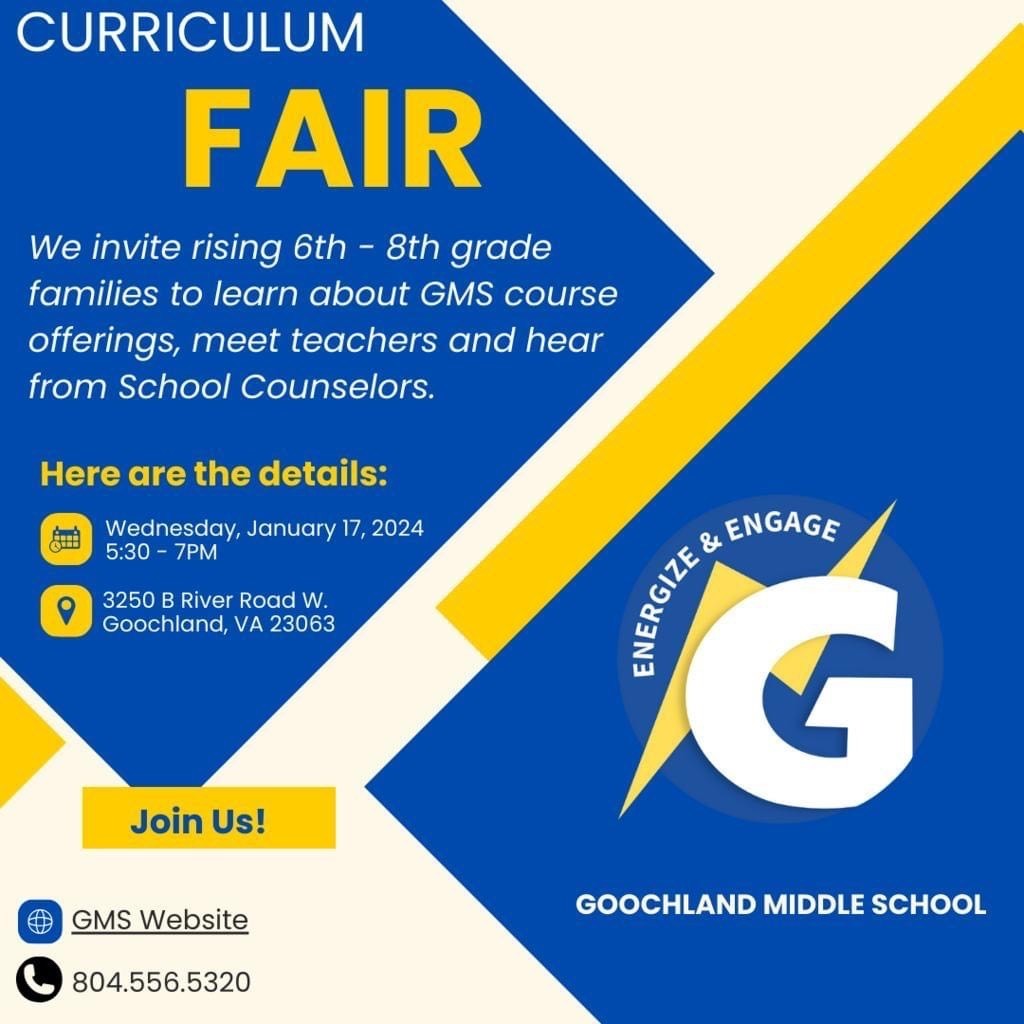 Decorative image for GMS curriculum fair