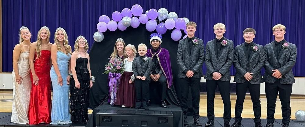 a photo of the 2025 Homecoming Royalty