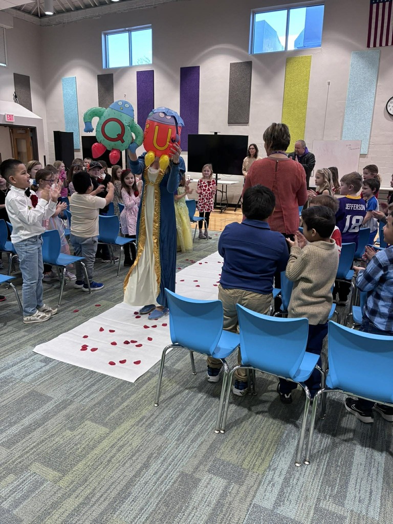 Q and U walking back down the isle