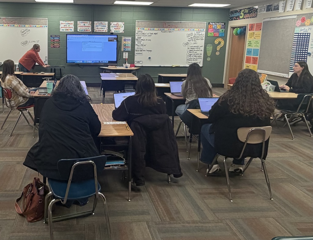 Teacher-led, technology-centered breakout sessions during today’s inservice!