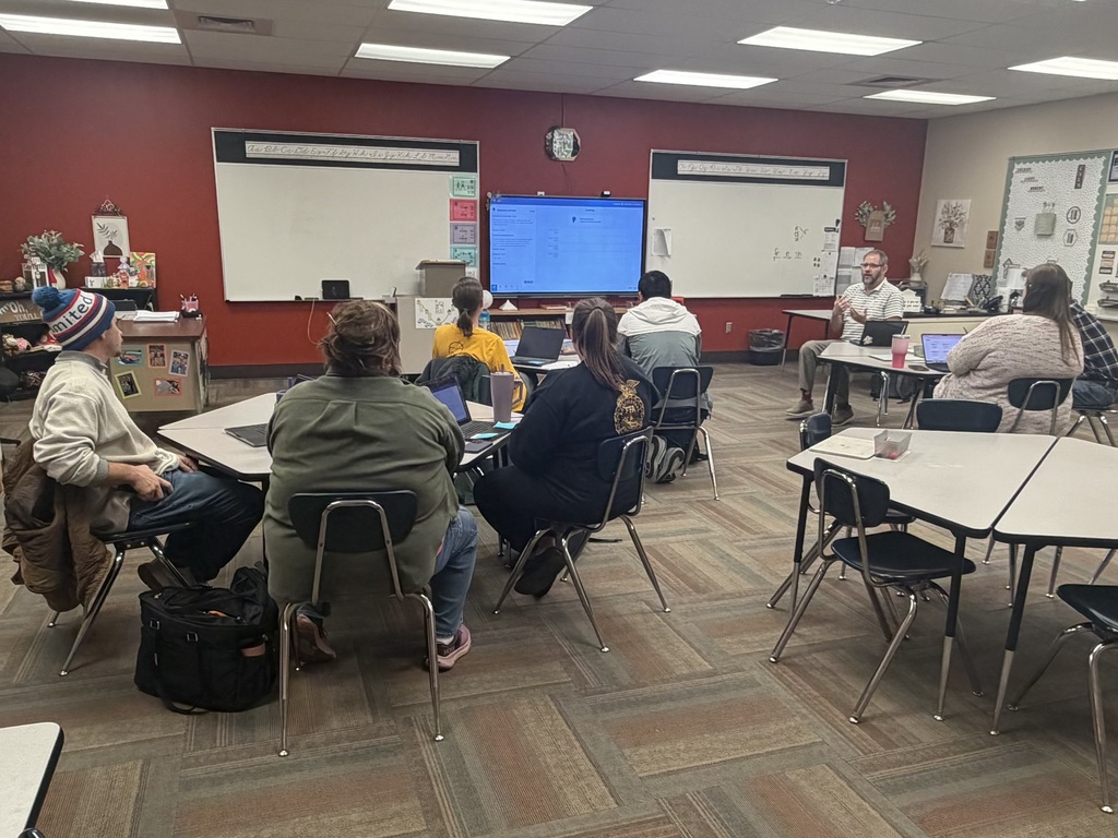 Teacher-led, technology-centered breakout sessions during today’s inservice!