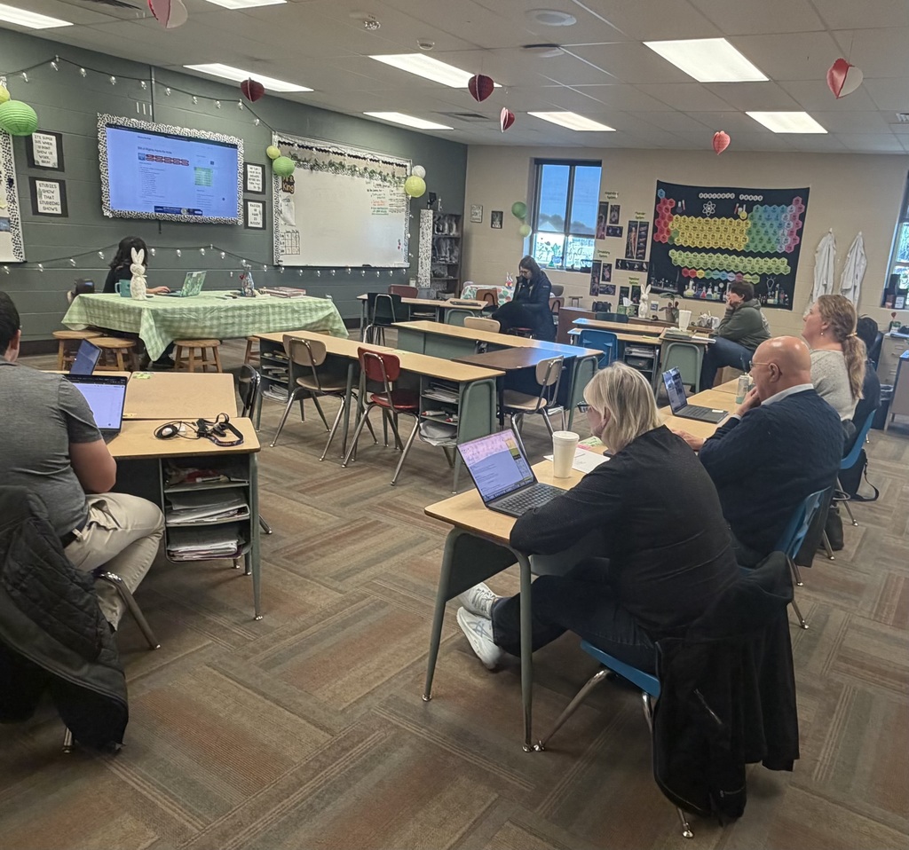 Teacher-led, technology-centered breakout sessions during today’s inservice!