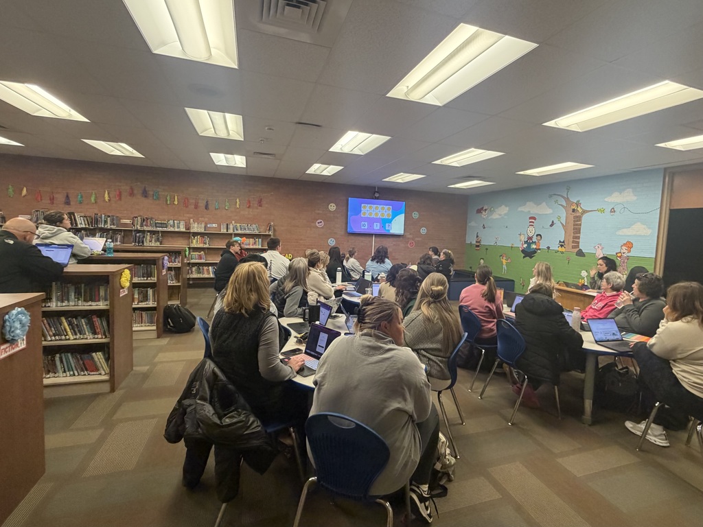 Teacher-led, technology-centered breakout sessions during today’s inservice!